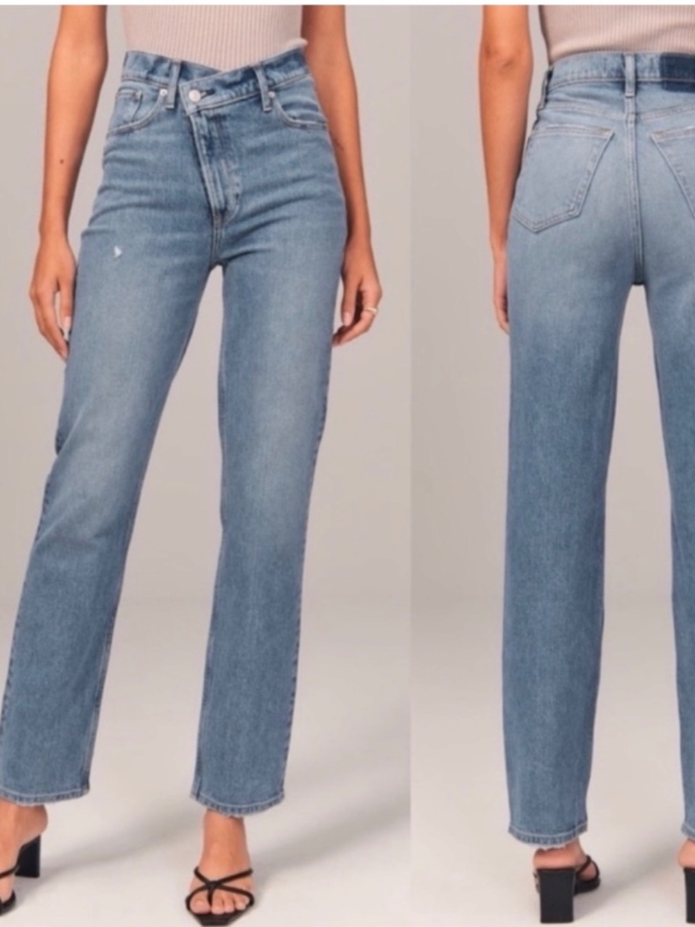 Abercrombie & Fitch Ultra High Rise Straight Jean